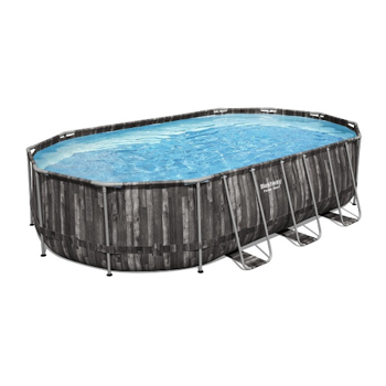 Piscina Power Steel Oval 610x366x122cm, 20241L, carcas metal 