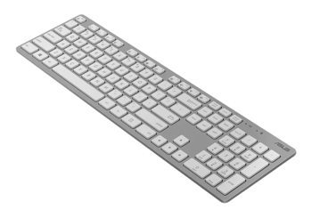 Set Tastatură + Mouse ASUS W5000, Fără fir, Alb 
