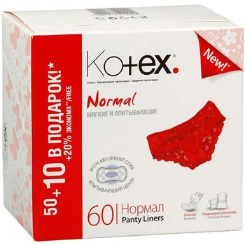 купить Kotex прокладки Normal 60шт в Кишинёве 