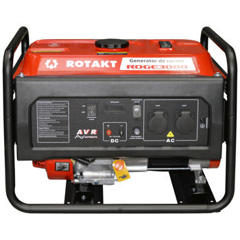 Бензиновый генератор Rotakt ROGE3000, 3,0 кВт 