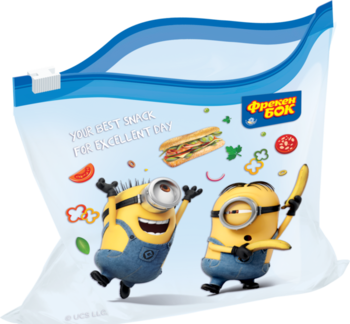 Pachete-slider pentru păstrare Freken Bok Minions, 10 buc. 