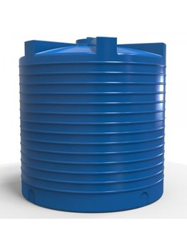 cumpără Rezervor apa 10 000 L vertical, oval (albastru) cu stut D. 2" 242x242 cm în Chișinău 