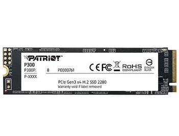 256GB SSD NVMe M.2 Gen 3 x4 Type 2280 Patriot P300 P300P256GM28, Read 1700MB/s, Write 1100MB/s (solid state drive intern SSD/внутрений высокоскоростной накопитель SSD)