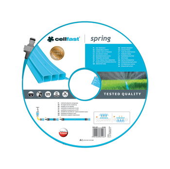 купить Шланг-перфорированный трехканальный D. 1/2" L=7,5 м + комплект штуцеров SPRING 19-021N  CELLFAST в Кишинёве 