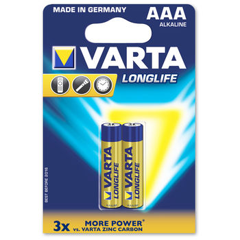 купить Батарейка VARTA Micro Longlife AAA (2 шт.) в Кишинёве 