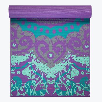 Коврик для йоги 173x61x0.4 cm PVC Gaiam Moroccan Garden 62612 (5819) 