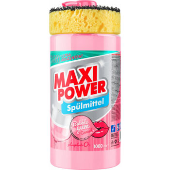 Средство для посуды MAXI POWER Bubble gum 1л 