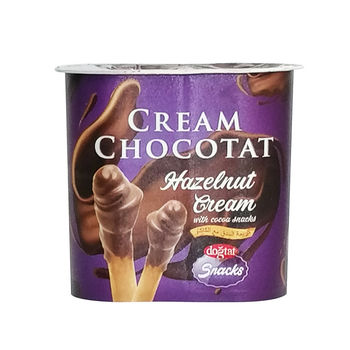 Crema de alune cu cacao si biscuiti Chocotat 55g 