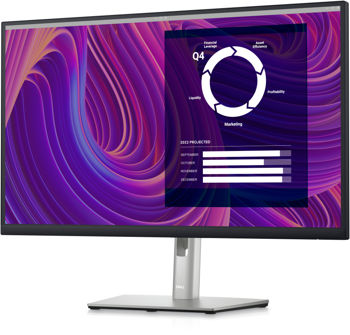 купить 27" DELL P2723D, Silver, IPS, 2560x1440, 60Hz, 5ms, CR1000:1, 350cd, HDMI+DP+USB, Pivot в Кишинёве 