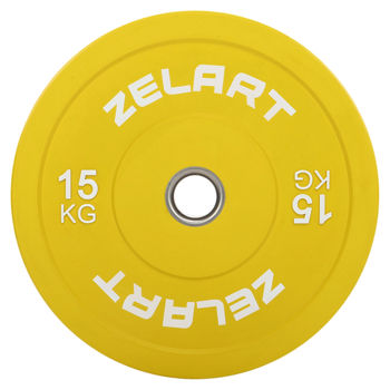Disc bumper (metal, cauciuc) 15 kg, d=52 mm TA-7797-15 (10194) 