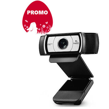 Logitech C930e Business Webcam, Microphone, Autofocus, Full HD 1080p 30fps/720p 60fps video streaming, Photos 15 megapixels (soft. enh.), Tripod, RightLight2&RightSound, USB 2.0 (camera web/веб-камера), 960-000972