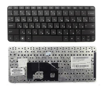 Keyboard HP Mini 210-2000 210-3000 210-4000 110-4000 CQ10-600 CQ10-700 CQ10-800 CQ10-900 ENG/RU Black