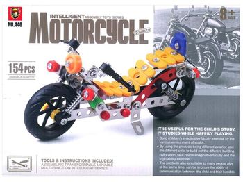Constructor "Motocicleta", 154buc 28Х20Х4.5cm 
