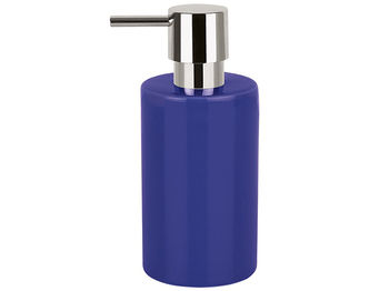 Dozator pentru sapun Spirella Tube, violet, portelan 