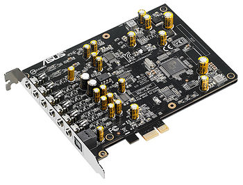 ASUS Xonar AE 7.1 Gaming Audio Card, 192kHz/24-bit, 7.1 ch. high resolution audio and 150ohm headphone amp, 110dB signal-to-noise ratio (SNR), PCI Express