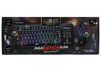 Set Tastatură Gaming + Mouse QUMO Pandemonium, Negru 