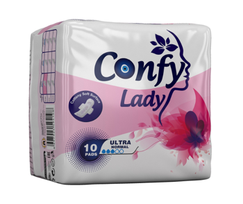 Прокладки гигиенические впитывающие женские Confy Lady ULTRA NORMAL STD, 10 шт. 