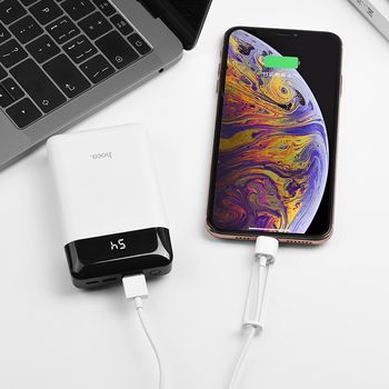 Кабель Hoco X31 Lightning + Держатель [White] 