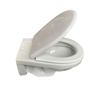 cumpără Vas WC suspendat cu capac soft close RIO LUX Rosa  KIROVIT SK (RU) în Chișinău 