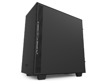 купить Case ATX NZXT H510, 1xUSB 3.1, 1xType-C, 2x120mm, Temp. Glass, Filters, Cable Man., Black в Кишинёве 