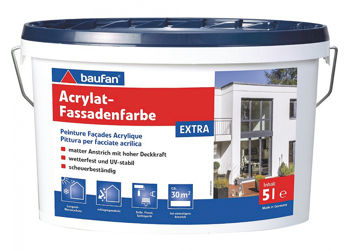 Краска акриловая фасадная  5л.  Acrylat- Fassadenfarbe EXTRA  BF020654 