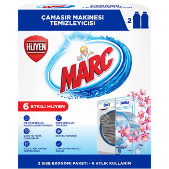 Средство для очистки стиральных машин MARC 2*250мл 