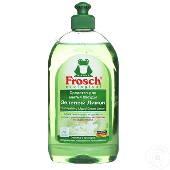 Средство для мытья посуды Frosch lime 500мл 