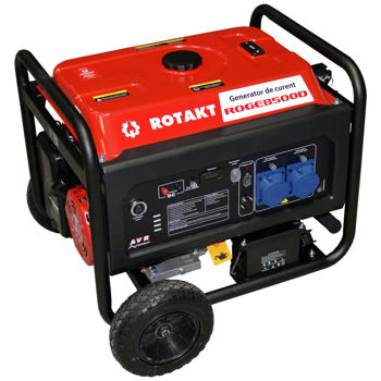 Generator de pe benzină Rotakt ROGE8500D, 8.5 KW (ATS - Dotat cu functia de automatizare) 