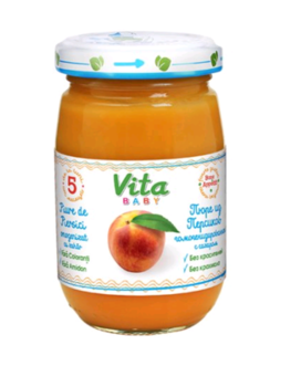 cumpără Vita Baby piure din piersici, 5+ luni, 180 gr în Chișinău 