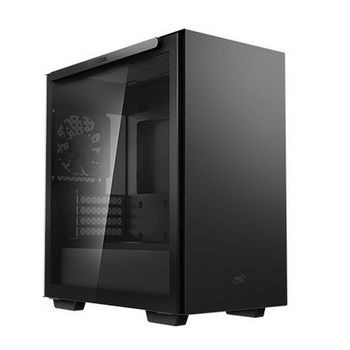 Case mATX Deepcool MACUBE 110, w/o PSU, 1x120mm,Tempered Glass,Magnetic Side Panels, 2xUSB3.0, Black 