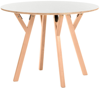 купить Овальный деревянный стол серого цвета с ножками из бука и алюминиевой опорой. в Кишинёве 