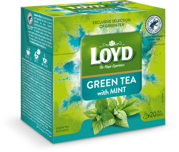 cumpără LOYD Green Tea with Spearmint, ceai verde, 20 pac. în Chișinău 