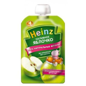 купить Heinz пюре наливное яблочко, 4+мес. 100г в Кишинёве 