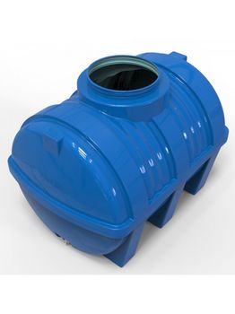 cumpără Rezervor apa 350 L orizontal, oval (albastru) cu stut D. 1/2" 110x77x80 cm (0,68 m³) în Chișinău 