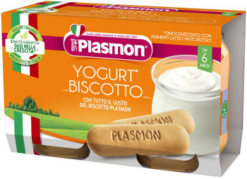 купить Пюре PLASMON печенье с йогуртом (6 мес), 2x120 г в Кишинёве 