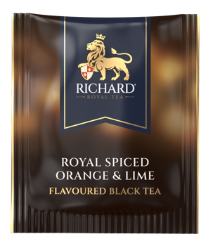 Чай Richard "ROYAL SPICED ORANGE & LIME" чай чёрный ароматизированный в формате 25 саш. 