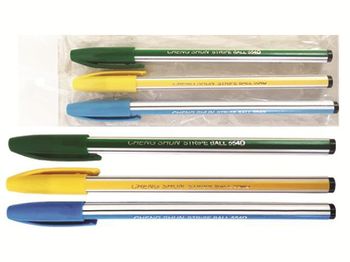 Set pixuri ball pen "Dunghi" 0.7mm 3buc, diverse culori 