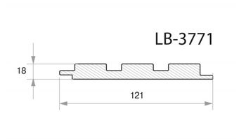 Profil AGT LB-3771 MATT TEAK 248 