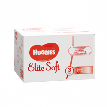 cumpără Huggies Scutece Elite Soft Box 3, 5-9 kg, 160 buc. în Chișinău 