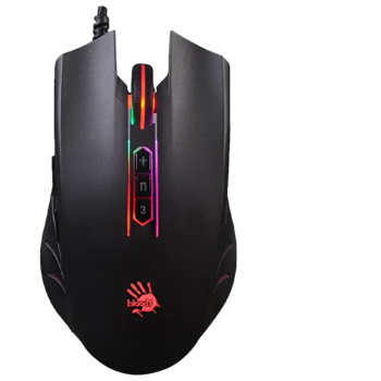 Gaming Mouse Bloody Q81 Curve, Negru 