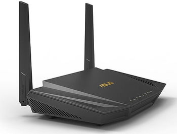 ASUS RT-AX56U, AX1800 Dual Band WiFi 6 (802.11ax) Gigabit Router, dual-band 2.4GHz/5GHz at up to super-fast 1800Mbps , WAN:1xRJ45 LAN: 4xRJ45 10/100/1000, 3G/4G, Firewall, USB 2.0/USB 3.1 (router wireless WiFi/беспроводной WiFi роутер)