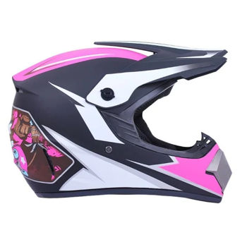 Casca pentru motocross MD-905 VIRTUE (negru-crimson, marimea M) 