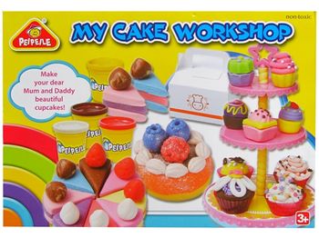 Set creativ "My cake" (plastilina+accesorii) 