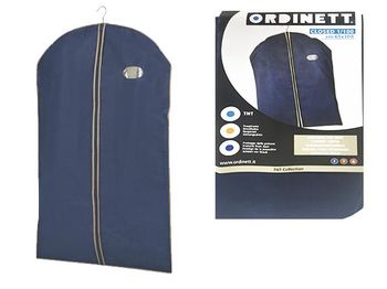 Husă textilă pentru haine Ordinett Blue 65X100cm, albastră 