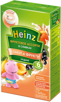 купить Пудинг Heinz ассорти из ягод в сливках 200г с 6 мес в Кишинёве 