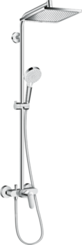 Душевая система hansgrohe Crometta E 240 1jet Showerpipe с однорычажным смесителем 