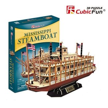 купить CubicFun пазл 3D Mississippi Steamboat в Кишинёве 