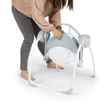 Bright Starts музыкально электронные качели Ingenuity Swingity Swing, Goji 