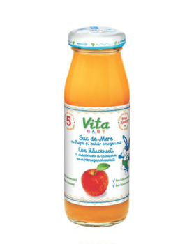 VITA Baby nectar mere cu pulpa 175 ml 