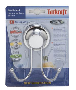 купить Крючок двойной настенный TATKRAFT 10249-TK в Кишинёве 